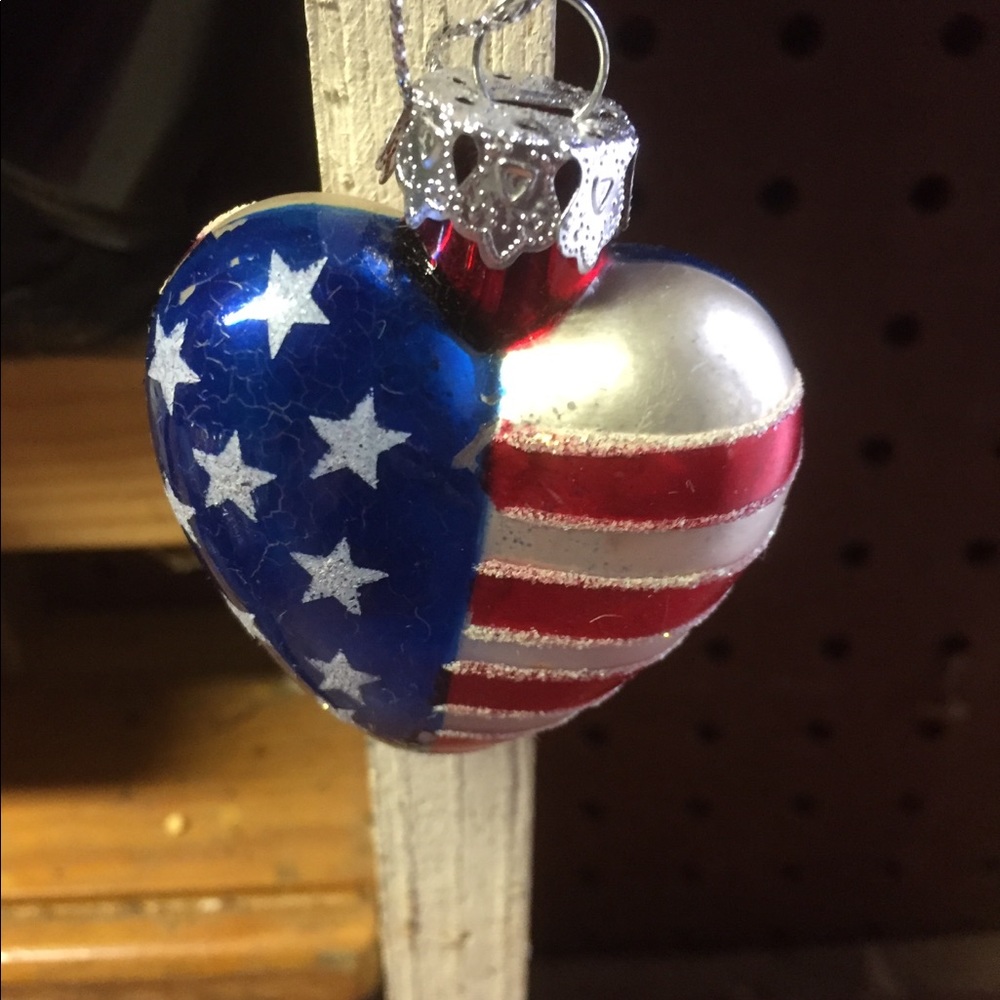 Patriotic Stars and Stripes Tree Ornament